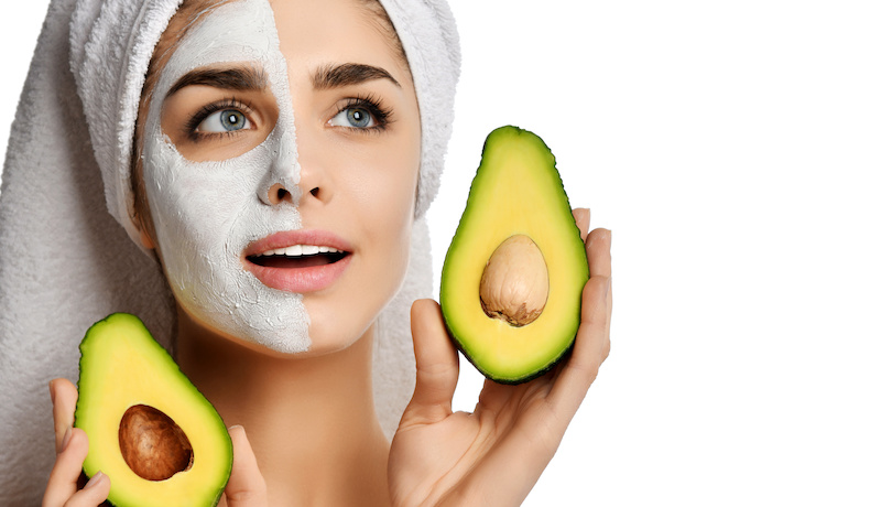 healthy foods and skincare